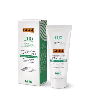 Guam duo cool tightly tight cream body treatment for tightening and toning the skin against skin sagging made in Italy 200 ml pack