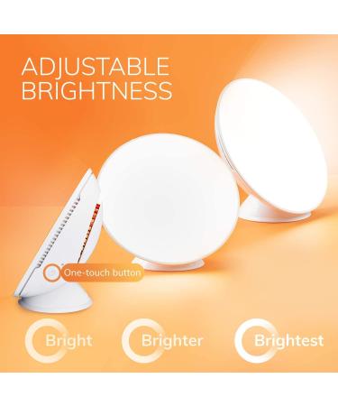 Circadian Optics Light Therapy Lamp - UV-Free LED Happy Mood Lamps with 10,000 Lux - Full Spectrum Sun Lights for Work from Home - White - Buy Online on GoSupps.com