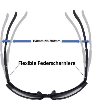 High-Quality Polarized Men's Sunglasses | AL+MG Frame | Perfect for Sports Driving Hiking Golf & Fishing - All-Black - Buy Online on GoSupps.com