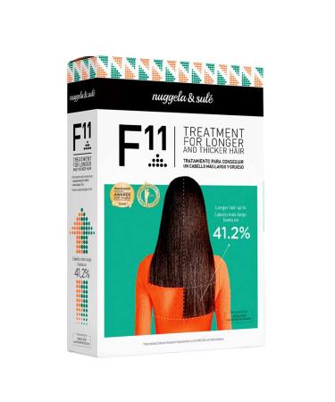 Nuggela & Sul F11 For longer hair. Accelerates hair growth by up to 41.2%. Proven by clinical studies.