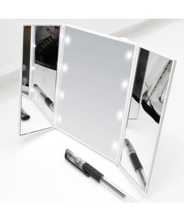 BeiHCain Compact Mirror with Light - Portable LED Makeup Mirror for Travel and Gifts (White) - Buy Online on GoSupps.com