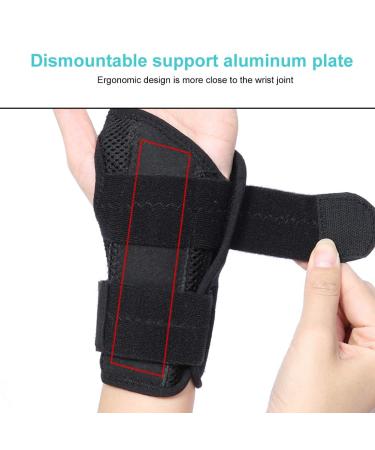 Adjustable Carpal Tunnel Wrist Splint - Right Hand Compression Brace for Men Women & Kids - Tendonitis Relief & Workout Support - Buy Online on GoSupps.com