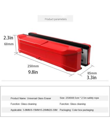 Magnetic Glass Cleaning Tool Window Cleaner Double-sided Household Double Layer Glass Cleaner For High-rise Buildings 20-30mm - Buy Online on GoSupps.com