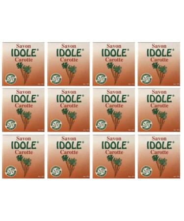 IDOLE Carrot Soap ORIGINAL MADE IN SPAIN 100g (Pack of 12)