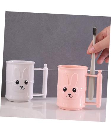 Buy Zerodeko 3pcs Cartoon Toothbrush Mug Set | Cute White Cups for Kids - International Shipping Available - Buy Online on GoSupps.com