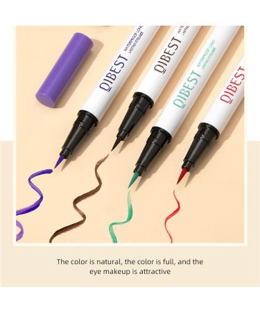 12 Colored Eyeliners Pen Set Waterproof Smudge-Proof Eye Shadow Pencil Liquid Eyeliner Makeup Set Long-Lasting High Pigmented Rainbow Eyeliner Pencils Kit Glitter Eye Liners for Women #5*12colour - Buy Online on GoSupps.com