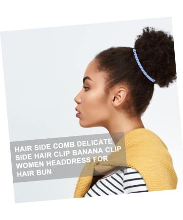 Angoily Banana Side Comb Wrought Iron Elastic Hair Accessories Miss - Buy Online on GoSupps.com