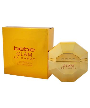 Bebe Glam 24 Karat Floral Fruity Fragrance 3.4 Ounce - Buy Online on GoSupps.com