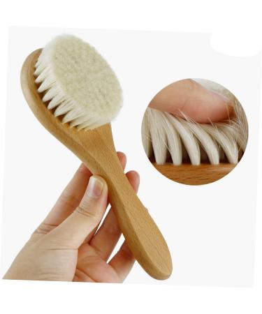 Lurrose 3pcs Baby Bath Brush Set - Wooden Body Exfoliating Brushes and Hairbrush for Kids - Grooming Kit for Baby's Skin and Hair Care - Buy Online on GoSupps.com