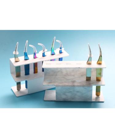 Fenteer 6 Hole Eyelash Tweezers Display Stand | Marble Acrylic Storage Organizer for Beauty Essentials - International Shipping Available - Buy Online on GoSupps.com