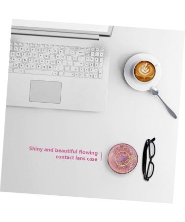 HOMSFOU 2 Sets Starry Sky Glasses Case & Contact Lens Storage - Glass Miracle Foil Container for Short-Sighted Care - Buy Online on GoSupps.com