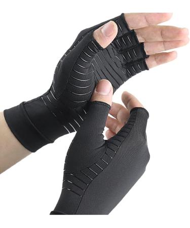 Gants D'arthrite Compression en Cuivre Compression en Treillis 360 L gers et Respirants Gants sans Doigts en Cuivre Inject lastiques et Antid rapants Tailles Multiples pour Hommes et Femme Noir L (for 7 10in Ankle Joint) - Buy Online on GoSupps.com