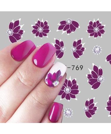 Boho Retro Black Nail Stickers - 13 Sheets Water Transfer Decals for Women | Feather Design DIY Nail Art Supplies - Buy Online on GoSupps.com