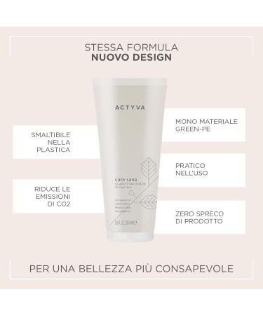  Kemon Actyva - Cute Sana Clarifying Exfoliating Scalp Scrub with Purifying and Normalizing Action - 200 ml - Buy Online on GoSupps.com