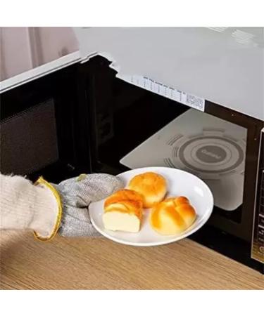 Dewedrt Wire Dishcloth Multipurpose Wire Dishwashing Clean Gloves Kitchen Tool Silver & Yellow 1Pair - Buy Online on GoSupps.com