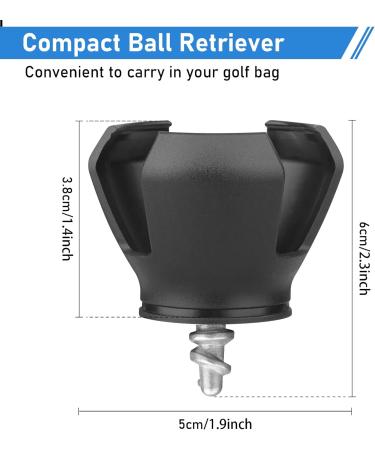 Golf Ball Retriever 3-Prong Grabber Tool for Putter with Mesh Bag - Set of 3 | Golf Accessories for Men | Ideal Gift for Golfer Dad - Buy Online on GoSupps.com