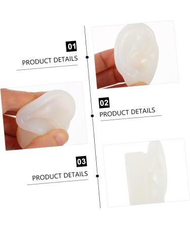 Lurrose Silicone Human Ear Display Stand for Earrings - Practice Teaching Tool - Buy Online on GoSupps.com