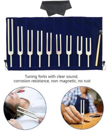 Tuning Fork Sets for Sound Therapy | Vibration Aid for Pain Relief & Healing | Chakra Balancing | Stress Reduction | International Shipping Available - Buy Online on GoSupps.com