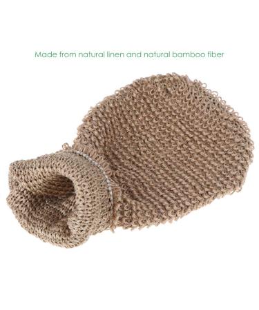 Calayu Peeling Gloves - Eco-Friendly Bamboo Fiber Body Scrubber (2 Pack) for Spa Quality Bathing - Buy Online on GoSupps.com