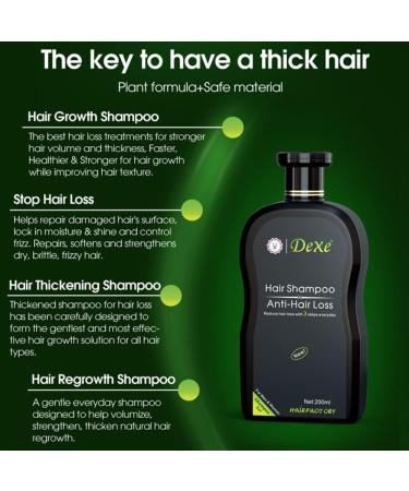Hair Growth Shampoo Anti-Hair Loss Shampoo Shampoo for Thinning Hair and Hair Loss- Potent Natural Organic Ingredients - Repair Damaged Scalp - For All Hair Types Men & Women Hair Loss Shampoo - Buy Online on GoSupps.com