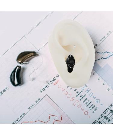 Artificial Ear Model - Silicone Fake Ear for Studs - Realistic Display in White & Olive Green - Buy Online on GoSupps.com