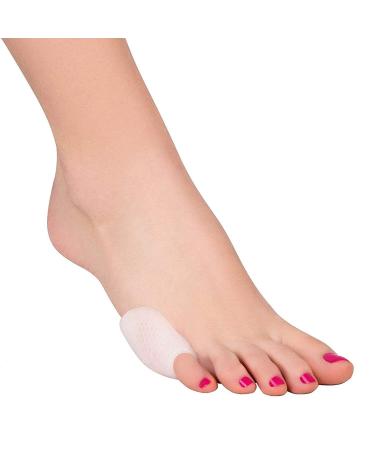 Tailor's Bunion Corrector and Tailors Bunion Relief - Pinky Toe Bunionette Shield Inflammation and Pain  Gel Silicone Toe Guard Support - Bunion Splint Brace - Unisex Toe Cushion and Toe Care (1 Pair)