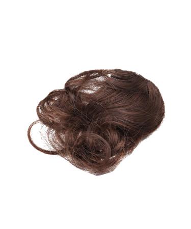 1pc Fake Fringe Bang Front Hair Fringe Bangs Clip in Hair Extensions Clip on Fringe Bangs Hair Bangs Clip-in Hair Clip Hair Fringe Clip on Bangs Dark Brown Flat Africa Woman
