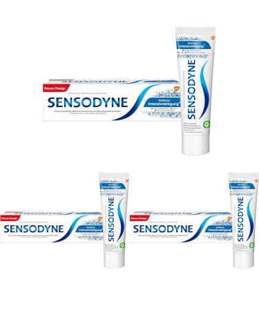Sensodyne multicare intensive cleaning toothpaste 75ml daily toothpaste with fluoride in pain -sensitive teeth (pack with 3) 75 g (3 Pack) - Buy Online on GoSupps.com