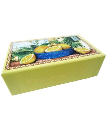 Fresh Lemon Scented Italian Soap - Luxurious 10.5 oz Bar for Refreshing Cleanliness | Shop Internationally - Buy Online on GoSupps.com