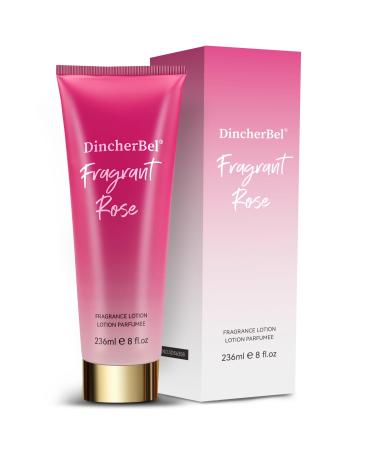Rose Moisturizing Body Lotion Moisturizer for Men Women & Children Ultra Moisturizing Skin Cream for All Skin Types 8 Ounce (Fragrant Rose)