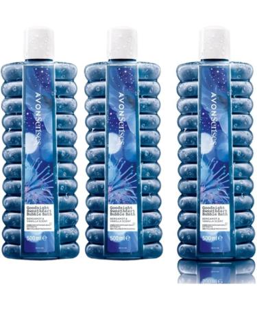 "Avon Bubble Bath 3 x 500ml - Good Night Sweetheart: Relaxing and Soothing Bath Time Experience"with Mild and Gentle Luxurious foaming Bubbles to Help Refresh The Whole Body infused with the scent of bergamot and vanilla. 500 ml (Pack of 3) - Buy Online on GoSupps.com