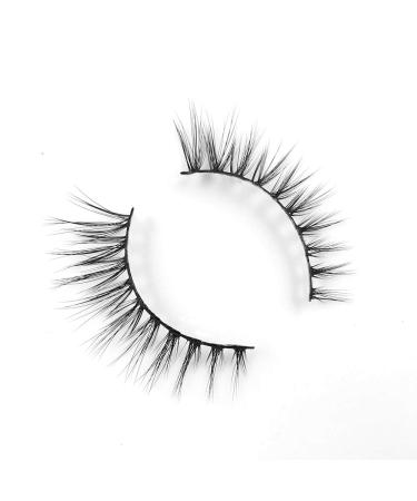 MESMERIZE 3D Faux Mink False Eyelashes | Natural Look Light Volume Extra Long | Vegan & Cruelty-Free Eye-Lifting Spiky Cat Eye Effect - Buy Online on GoSupps.com