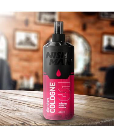 nishman After Shave Cologne 05 Volcano 400ml 13.53 Fl Oz (Pack of 1) 05 Volcano - Buy Online on GoSupps.com