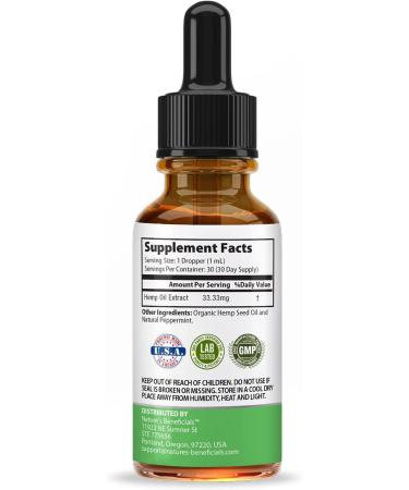 Organic Hemp Oil Extract 1000mg - Premium Pain, Stress, Joint & Sleep Support - Omega Fatty Acids 3 6 9 - Non-GMO & Ultra-Pure CO2 Extracted - Buy Online on GoSupps.com