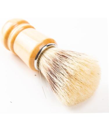 PopetPop 2-Pack Handmade Razor Brush with Stand - Premium Wooden Shaving & Hair Care Tools from Brazil - Buy Online on GoSupps.com