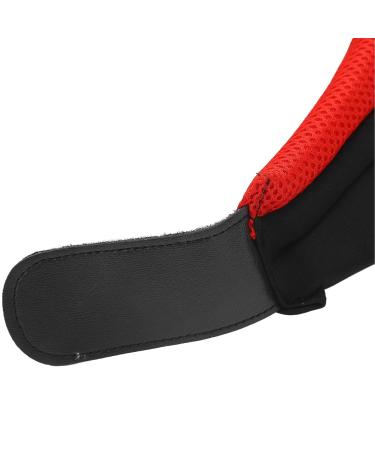 Neck Support Brace - Breathable Sponge High Elasticity Cervical Collar for Forward Head Posture - Red | Ideal for Office & Study - Buy Online on GoSupps.com