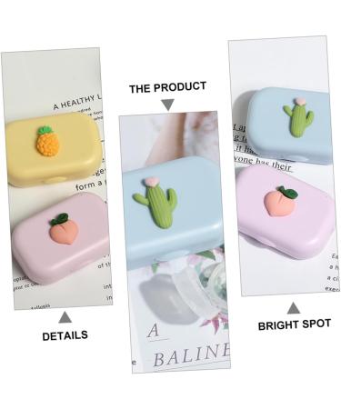 Partykindom 16 STK Colored Contact Lenses Holder - Eye Care Set & Storage Organizer for Cleaning Cases - Buy Online on GoSupps.com