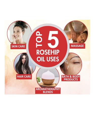 LUXE Rosehip Seed Oil For Face Ideal For Hair Growth Combo Pack of 2 - Buy Online on GoSupps.com