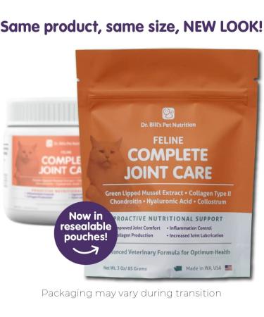Dr. Bills Feline Complete Joint Care | Advanced Hip & Joint Supplement for Cats - Buy Online on GoSupps.com