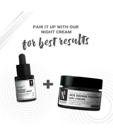 Nutriglow Advanced Organics Age Repair Tightening Day Cream for Instant Wrinkle Lift Soft Skin with Vitamin C All Skin Types 50G - Buy Online on GoSupps.com
