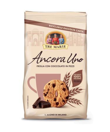 Tre Marie 3 x Tre Marie Ancora Uno Frolla con Cioccolato in pezzi Biscuits with 100% Italian Chocolate Chunks 350g