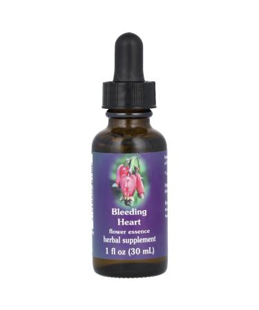Flower Essence Services Dropper Herbal Supplements Bleeding Heart 1 Ounce