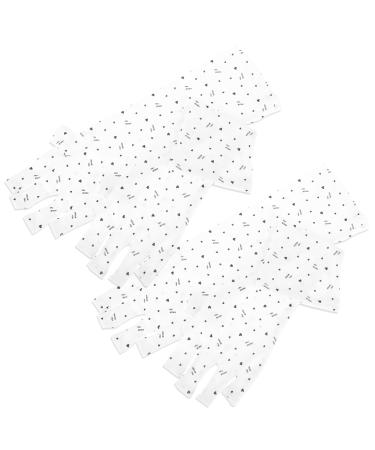 Beavorty 10 Pairs nail gloves UV protection gloves for manicures UV gloves for gel manicures gel manicure UV gloves gel nails gloves polyester white Miss non-slip ultra violet light - Buy Online on GoSupps.com