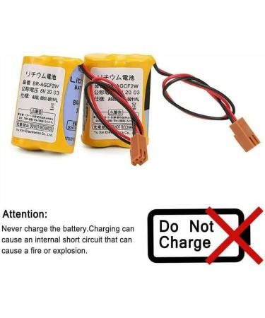 6V Battery for FANUC A98L-0031-0011 | 8 Pcs BR-AGCF2W 2200mAh - International Shipping Available - Buy Online on GoSupps.com