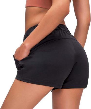 Shop Hanse Women's Summer Shorts - Elastic Waist Pockets Perfect for Beach & Yoga | Sport & Fitness Loose Fit - Buy Online on GoSupps.com