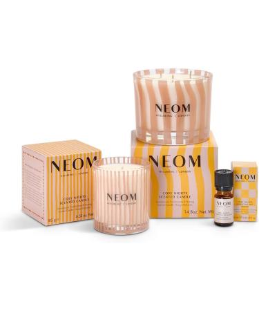 NEOM- Cosy Nights Candle (3 Wick) | Sandalwood Frankincence & Nutmeg | Essential Oil Aromatherapy Candle |100% Natural Fragrance |  - Buy Online on GoSupps.com