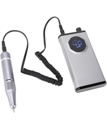 40000RPM Electric Nail Drill Adjustable Speed for Nail Care Quiet Motor Home and Professional Use Built-in Battery ABS Material (2) - Buy Online on GoSupps.com