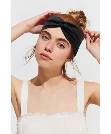 Shop 6 Multicolored Wide Twisted Women's Elastic Headbands - Perfect for Sports Yoga & Everyday Hair Accessories - Buy Online on GoSupps.com