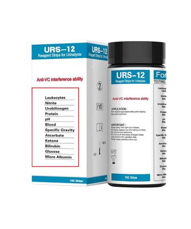 Analysis-reagent strip test strip12T paper anti-VC interference body fat analysis paper Sankt Multivitamin (white one size) one size white