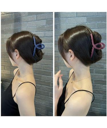 Jasni 10pcs Multicolor Combined Matte Nonslip Big Hair Claw Clips shark Catch clip Women Fashion Hair Styling Accessories Flower Hair Clips - Buy Online on GoSupps.com